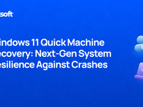 Windows 11 Quick Machine Recovery: Next-Gen System Resilience Against Crashes